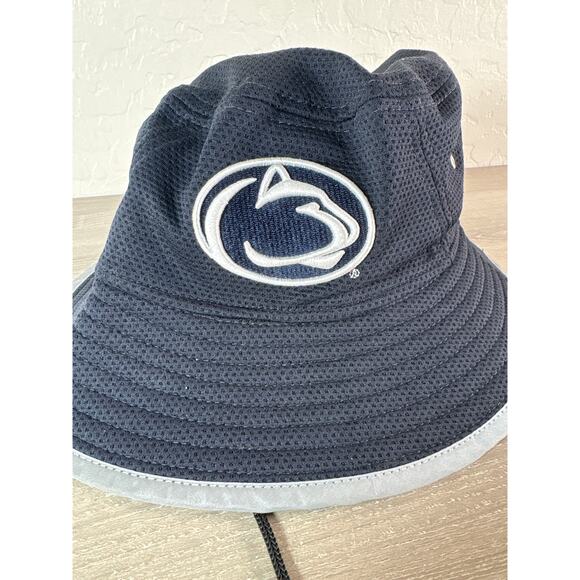 Penn State Nittany Lions New Era Blue White Unisex OSFM Bucket Hat- EUC - Picture 2 of 6